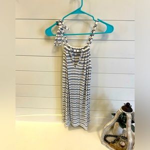 Cabi white and blue striped tank tunic!